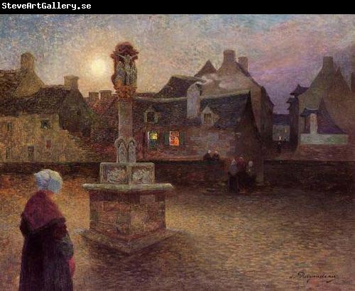 unknow artist The Wayside Cross at Rochefort-en-Terre